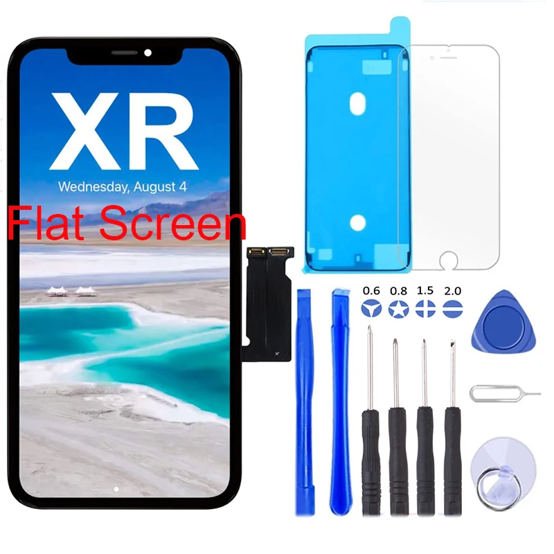 New Design Flat Screen for iPhone XR 6.1inch Modified Display Touch With Digitizer Display to 13 14 15 16 Pro Style Lcd