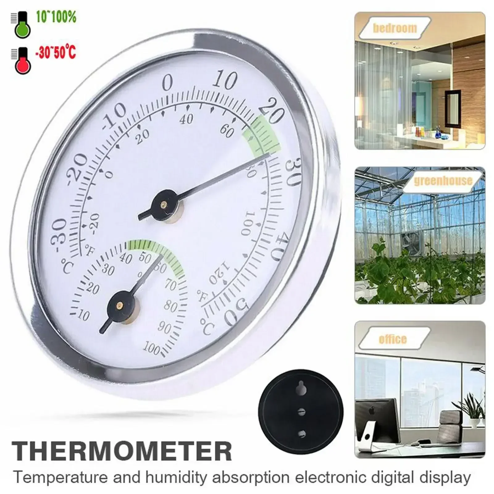 

Mini Pointer Type Thermometer Hygrometer Indoor Room Electronic Temperature Humidity Meter Sensor Gauge For Home Thermometer