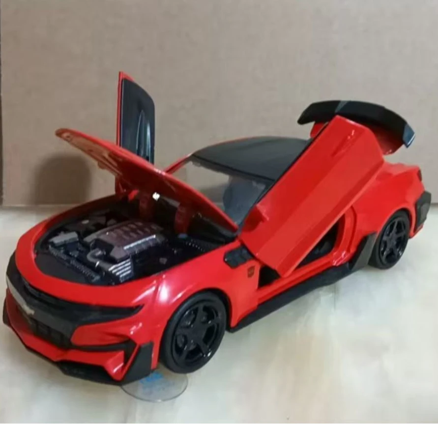 1:32 Alloy Diecast Car Model Chevrolet Camaro Pull Back Sound Light Kids Toy Car Collection For Children's Gifts Love toys