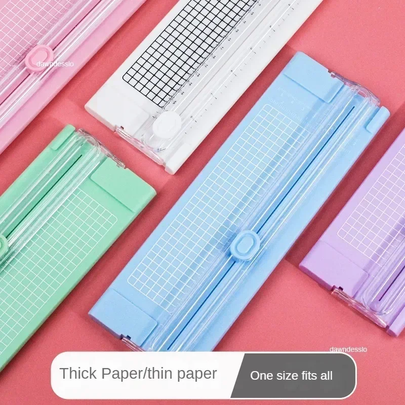 Plastic Base Paper Trimmer Portable A4 Paper Cutting Machine Photo Cutter Scrapbook Blade Home Office Art Crafts Tools