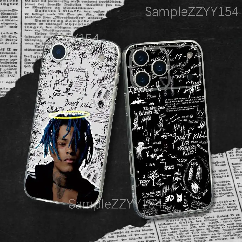 

XXXTENTACIONS  17 Phone Case For iPhone 17,16,15,14,13,12,11 Plus,Pro,Max,XR,XS,X,7,8 Plus,SE,Mini Transparent Silm Fit Soft
