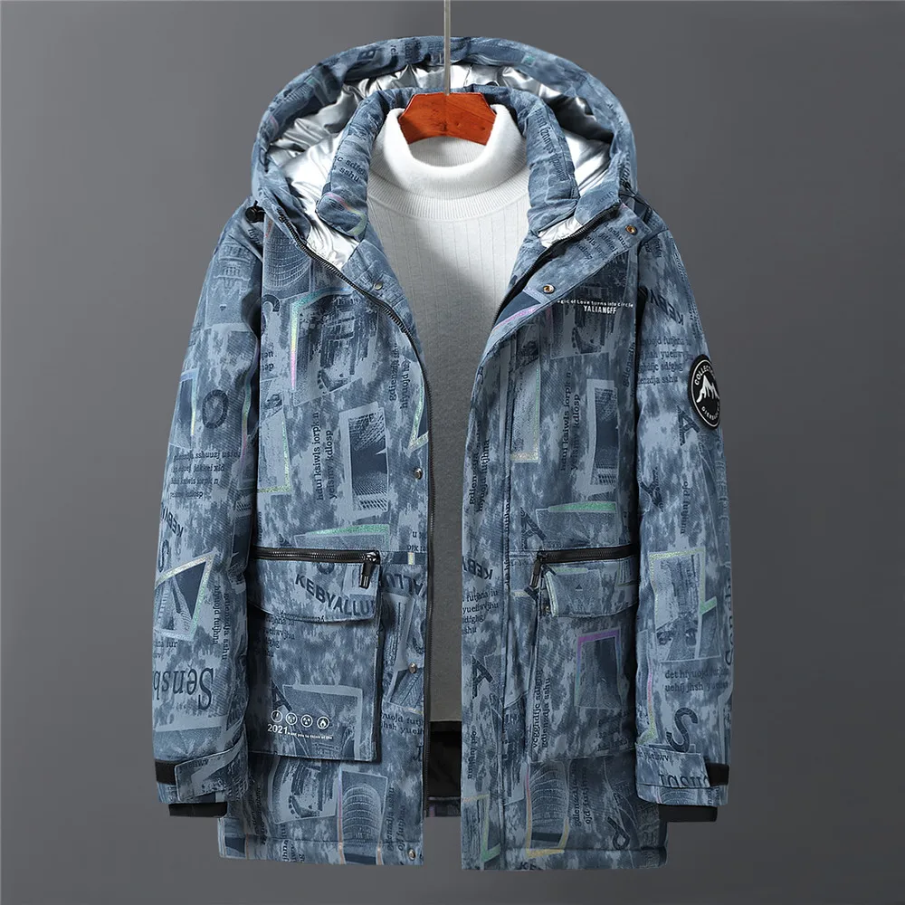 Plus Large Size 10XL Winter Men Jacket Thicken Warm High Quality Parkas Waterproof Hooded Coats Windproof Camouflage Outerwear