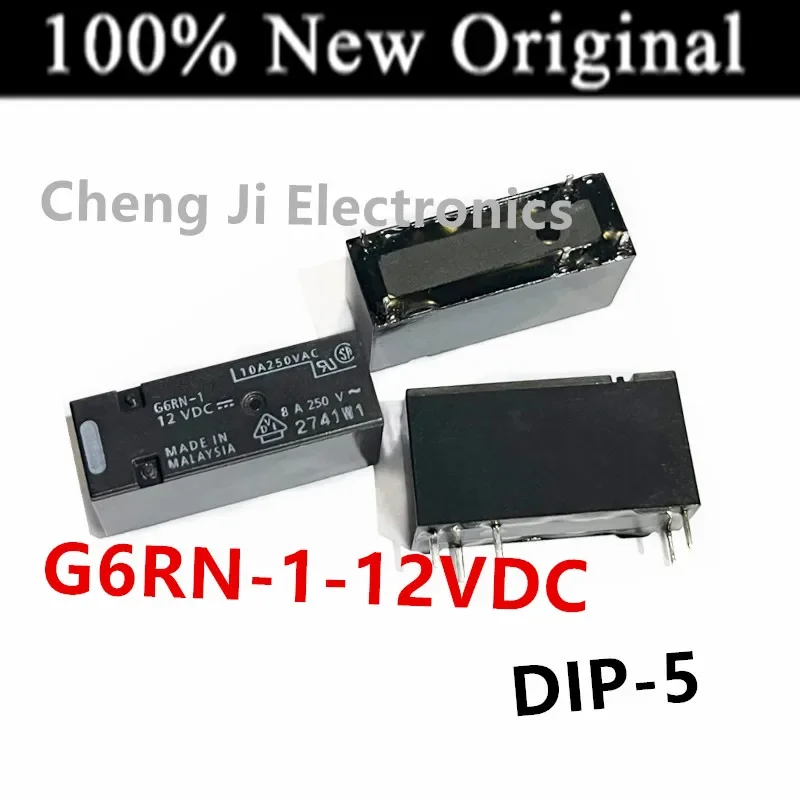 5-10PCS/Lot   G6RN-1-5VDC 、G6RN-1-12VDC 、G6RN-1-24VDC   DIP-5  New Original Power Relay    G6RN-1-DC12V、G6RN-1-DC24V、G6RN-1-DC5V