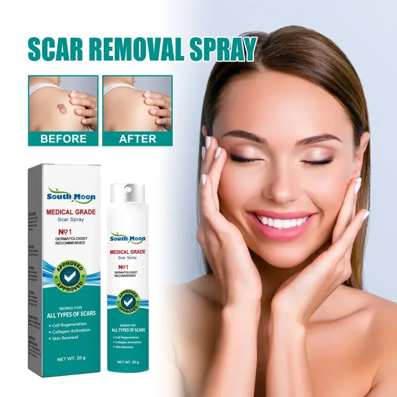 Scar Care Spray Desalinates Scar Pregnancy Scar Smoothing Skin Care Spray Fade Scars, Reduce Scar Formation