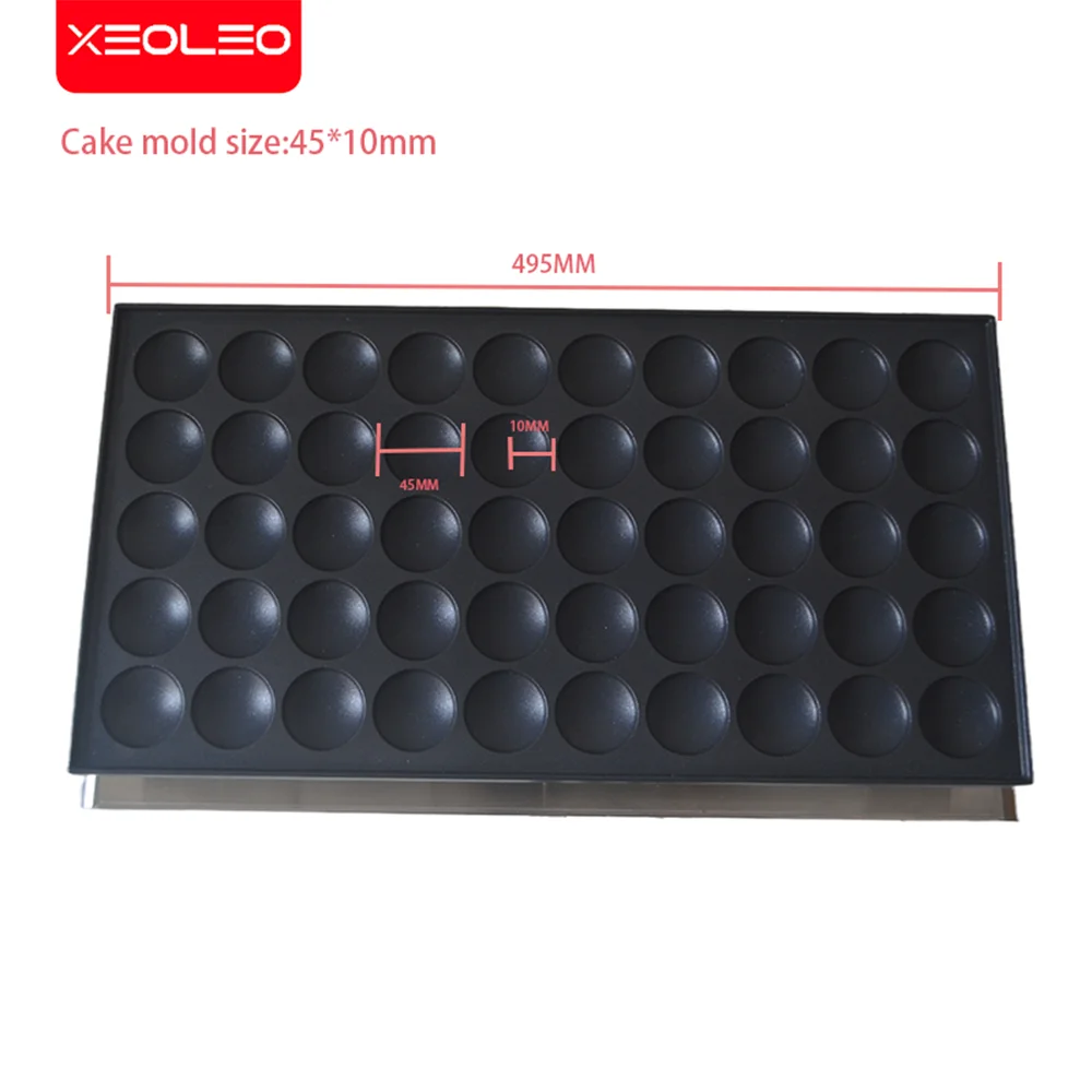 Xeoleo kommerzielle elektrische 50 Löcher Pfannkuchen hersteller 850w 850w Mini holländische Pfannkuchen Waffeleisen Pfannkuchen maschine Mini Donut