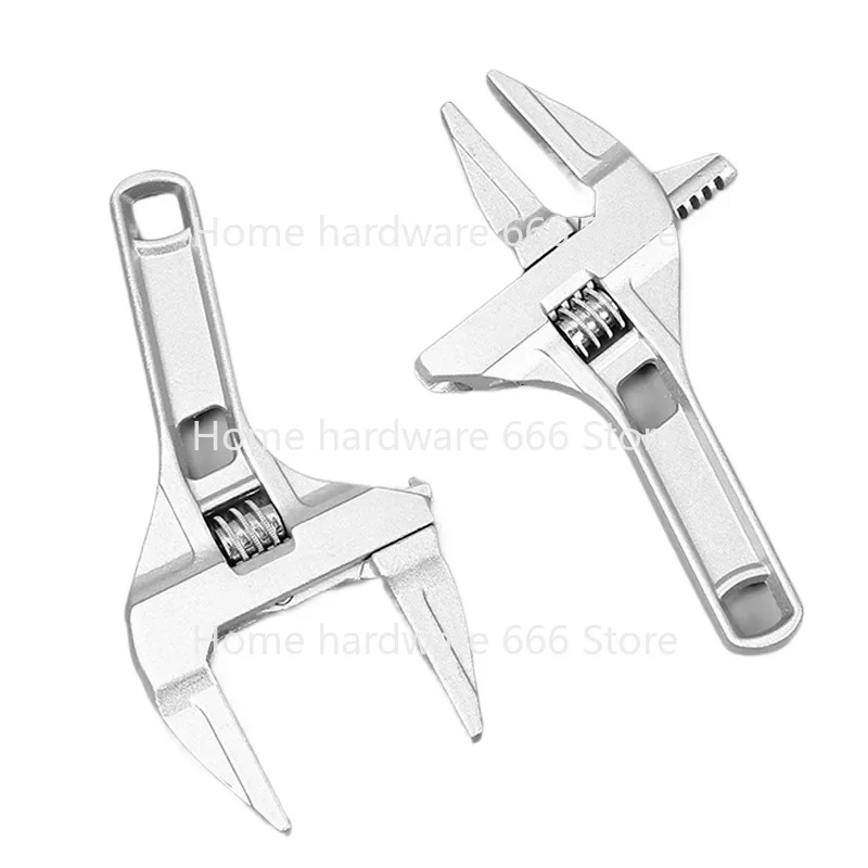 Bathroom Wrench Household Adjustable Wrench Multi-function Repair Sink Wrench Large Diameter Short Handle Bathroom Wrench Tool