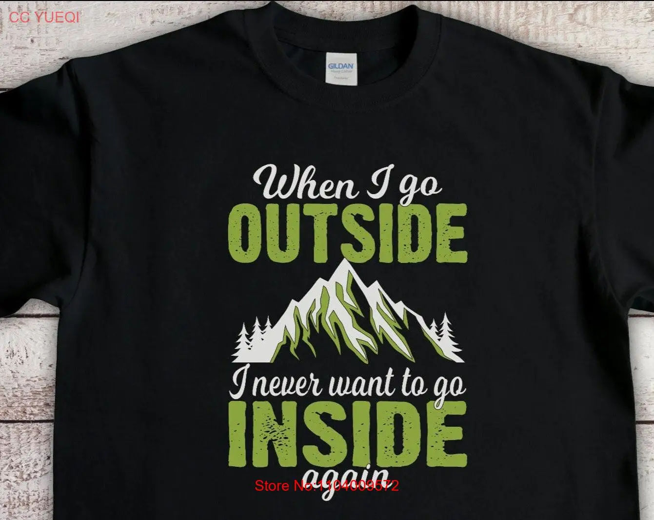 Nature Lovers T Shirt Disconnect and go outside When I Never Want To Inside Again long or short sleeves