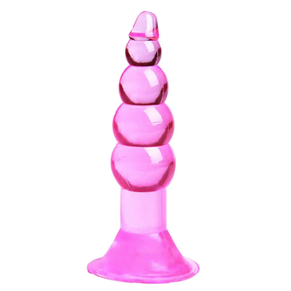 6pcs/set Anal Plug Silicone Butt Vibrating Massage Stick Adult Erotic G-spot Orgasm For Men Women Couple Sex Toys