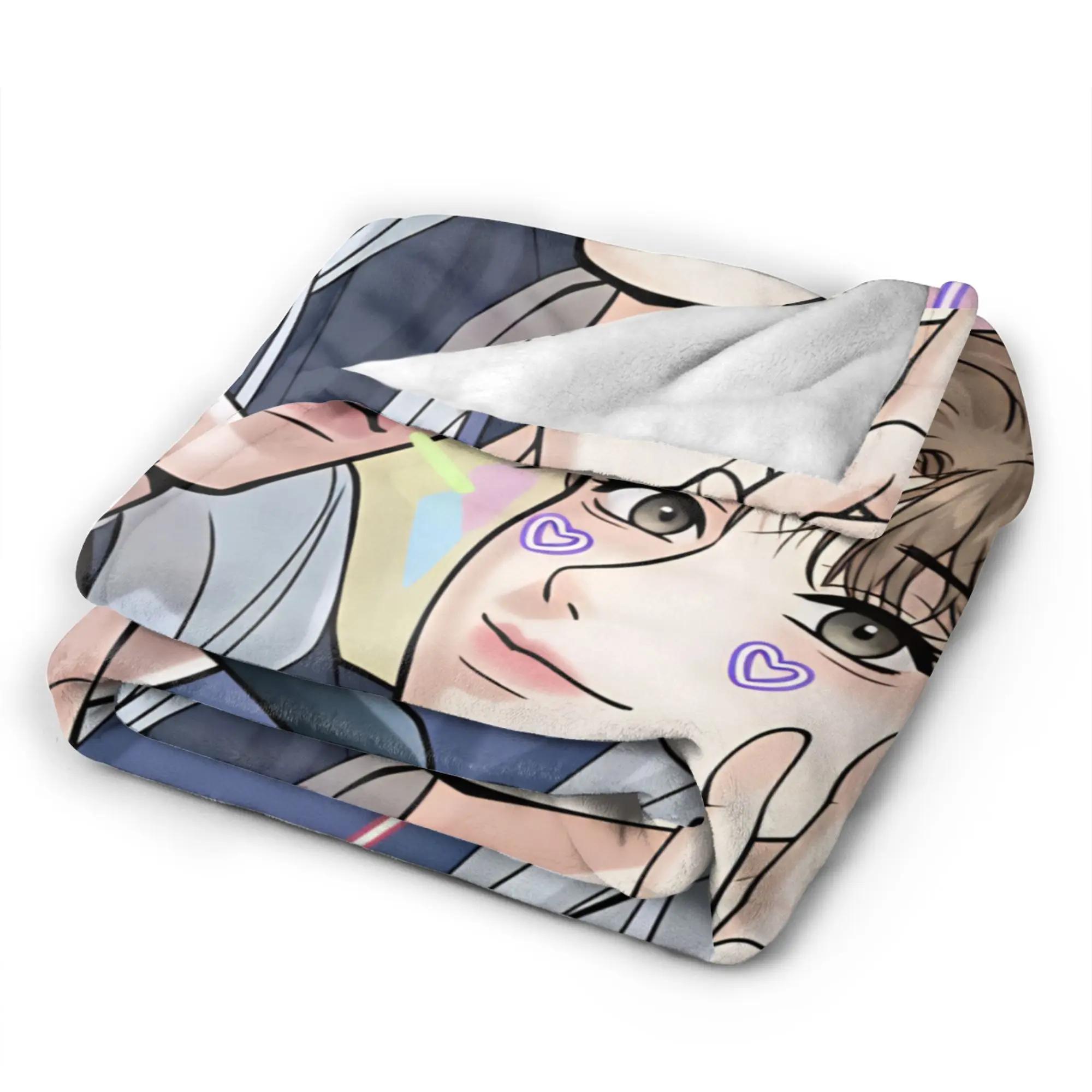 Bl Manhwa Jinx Joo Jaekyung   Flannel Blanket Winter  Warm Soft Throw Blanket Bedroom Funny Bedspread Sofa Bed Cover