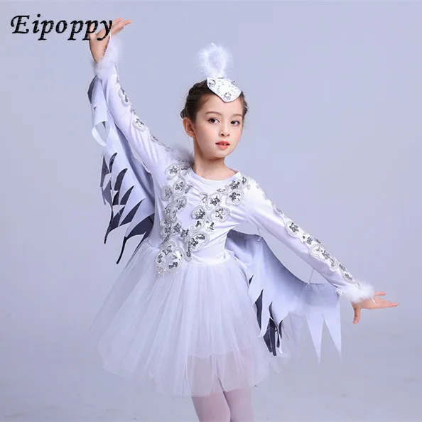 فستان تنورة رقص منفوش للأطفال ، ملابس حيوانات ، أزياء على طراز اللوتس