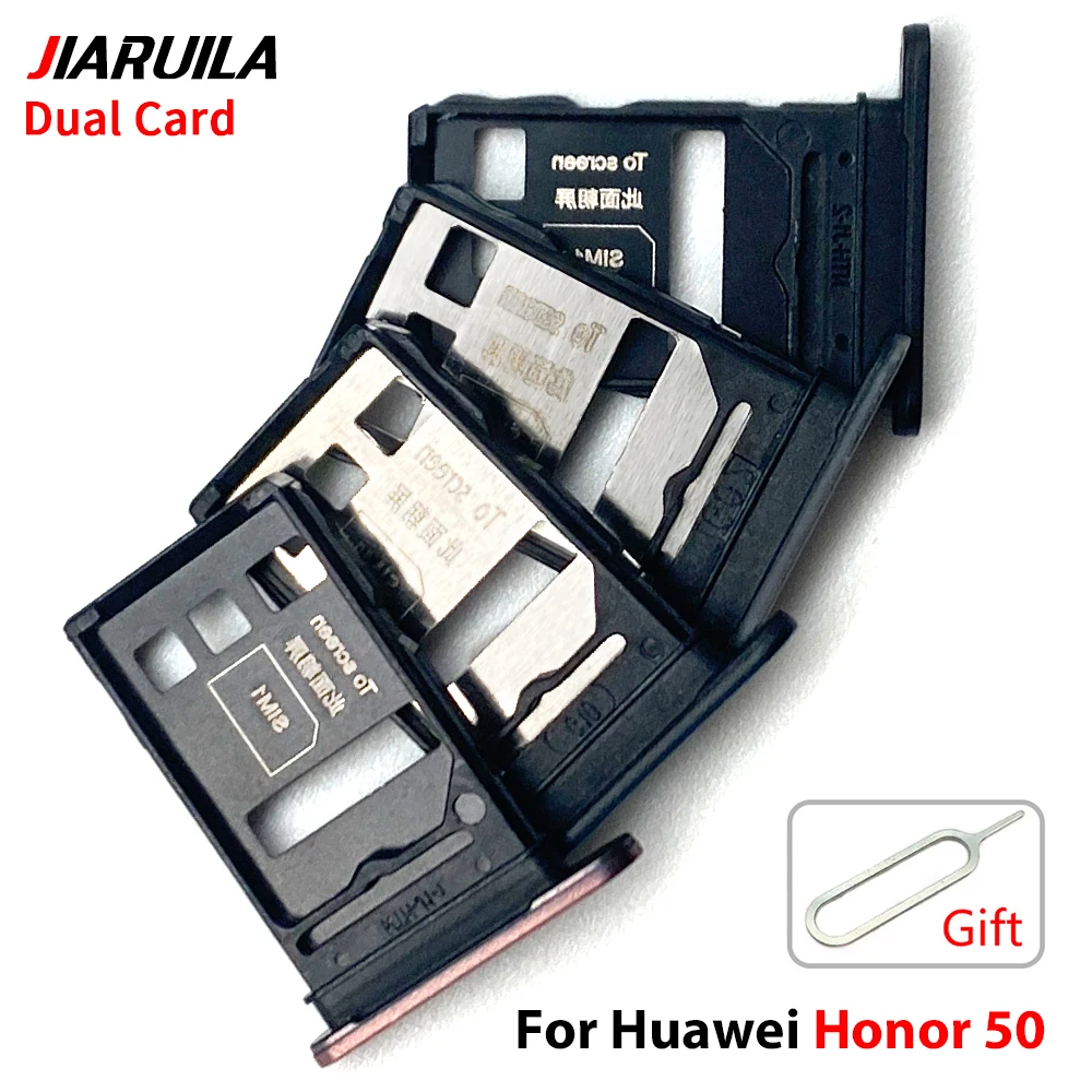 10Pcs, Micro Nano SIM Card Holder Tray Slot Holder Adapter Socket For Huawei Honor 50 60 70 80 90 Pro Se Lite 5G