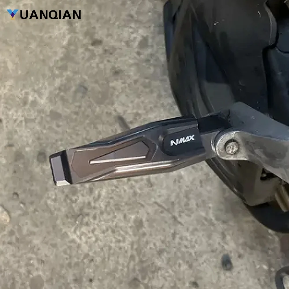 

2026 2025 N-MAX 155 N-MAX 125 Rear Foot Pegs Rests Passenger Footrests For YAMAHA NMAX 155 NMAX 125 2015-2024 NMAX125 NMAX155