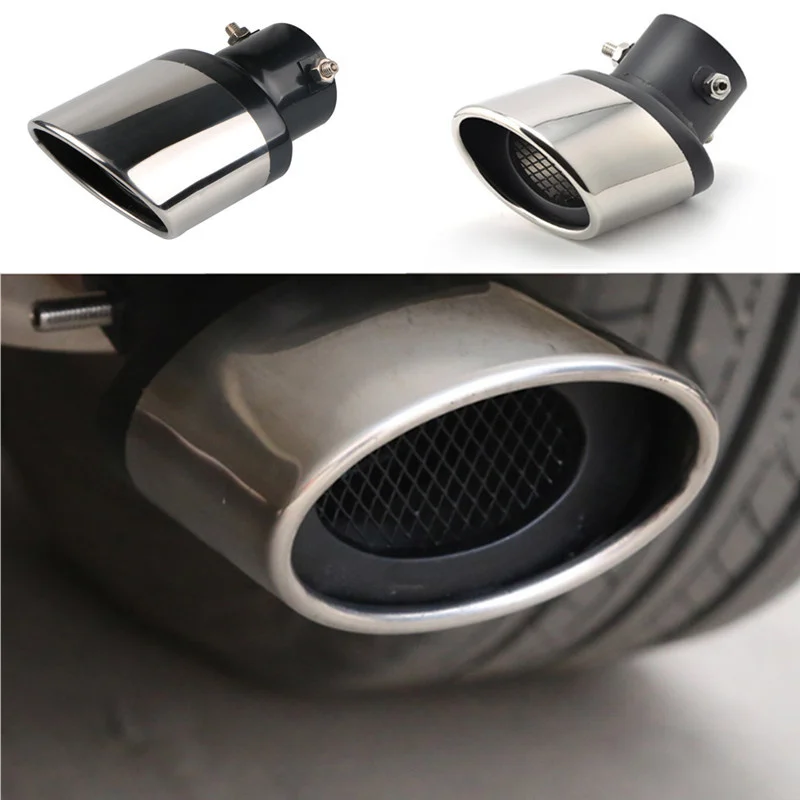 

Universal Stainless Steel Car Exhaust Muffler Tip Pipes Covers For Opel Mokka Corsa D Astra G J H insignia Vectra