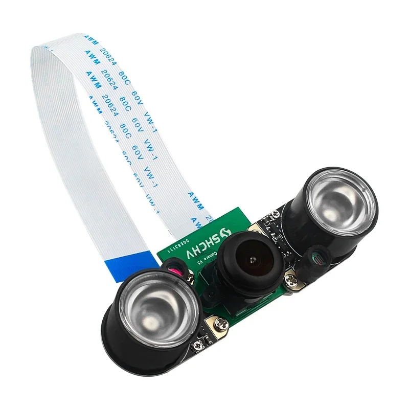 8MP Raspberry Pi 5 Camera Module IMX219 77° 130° 200° FOV Night Vision Webcam MINI CSI Interface for Raspberry Pi 5