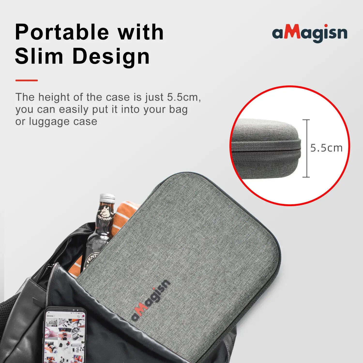 aMagisn X4 Carrying Case for Insta360 X4,Anti-water Splash Storage Bag Anti-shock Hard Protective Case，Insta 360 X4 Accessories