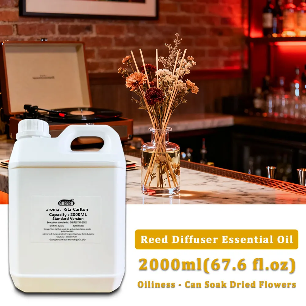 GAFERA 2000ML (67.6 fl.oz) Ritz-Carlton/Hilton Diffuser Oil Refill Essential Oils - For Reed Diffuser & Fireless Aroma Diffuser