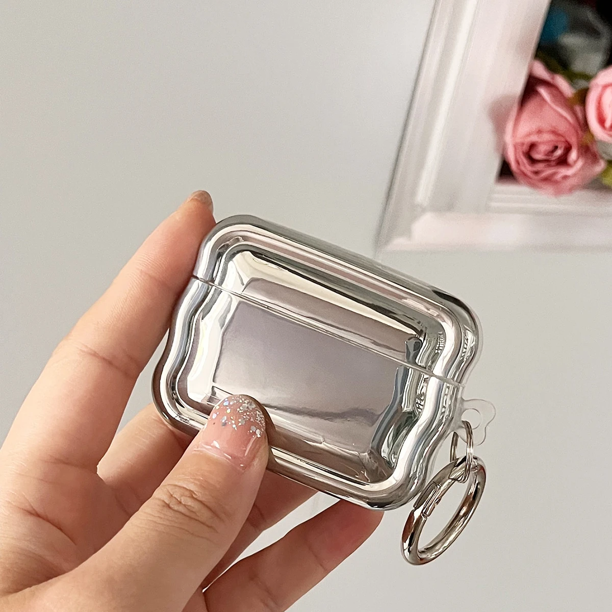 Luxury Laser aurora Soft Wave Earphone Case For Airpods Pro Cover Protection For Airpod 1 2 3 Pro2 Coque Cases Charging Box