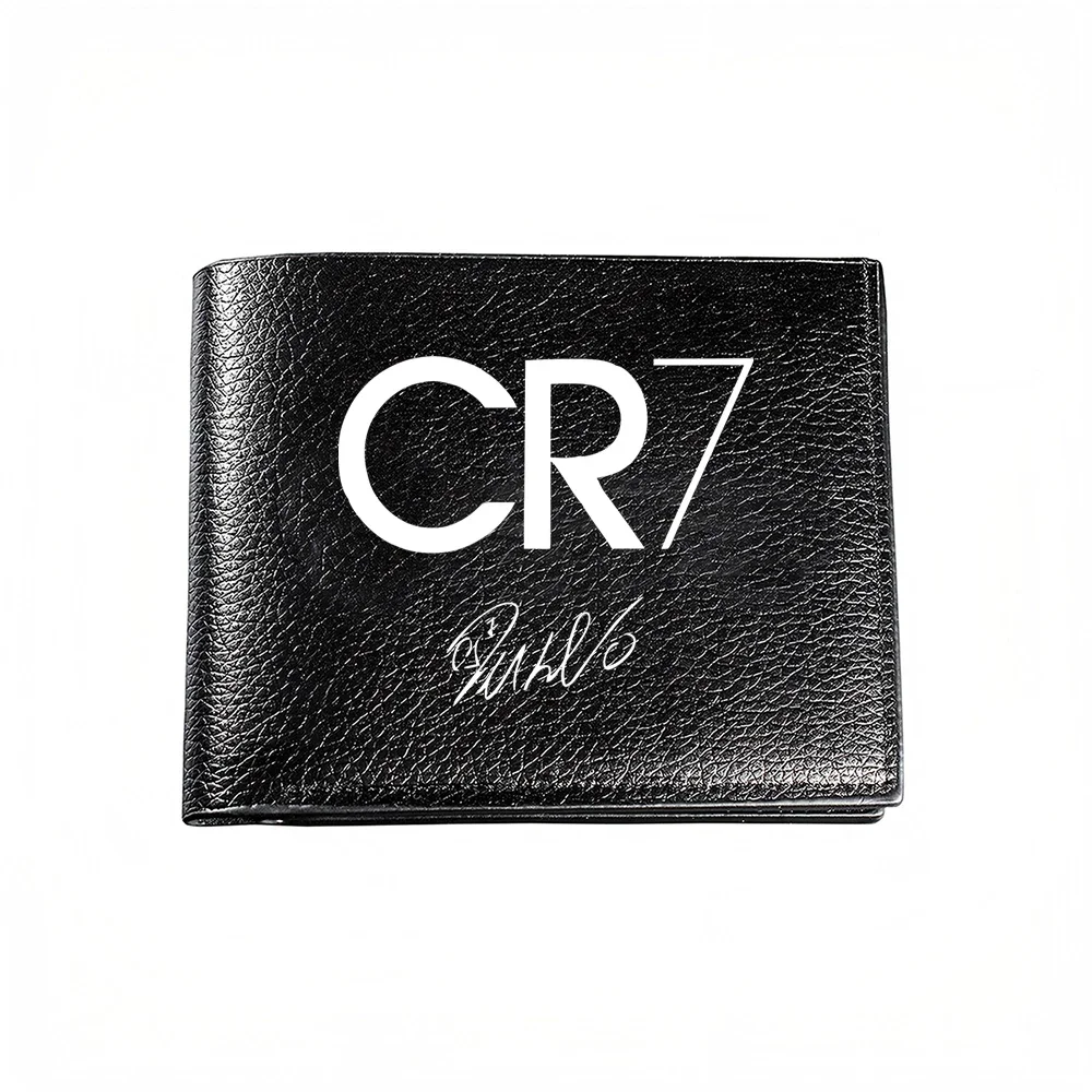 Cr7 Signature Design Men S Wallet Fashion Business Casual Card Holder With Elegant Print Style For Modern Lifestyle