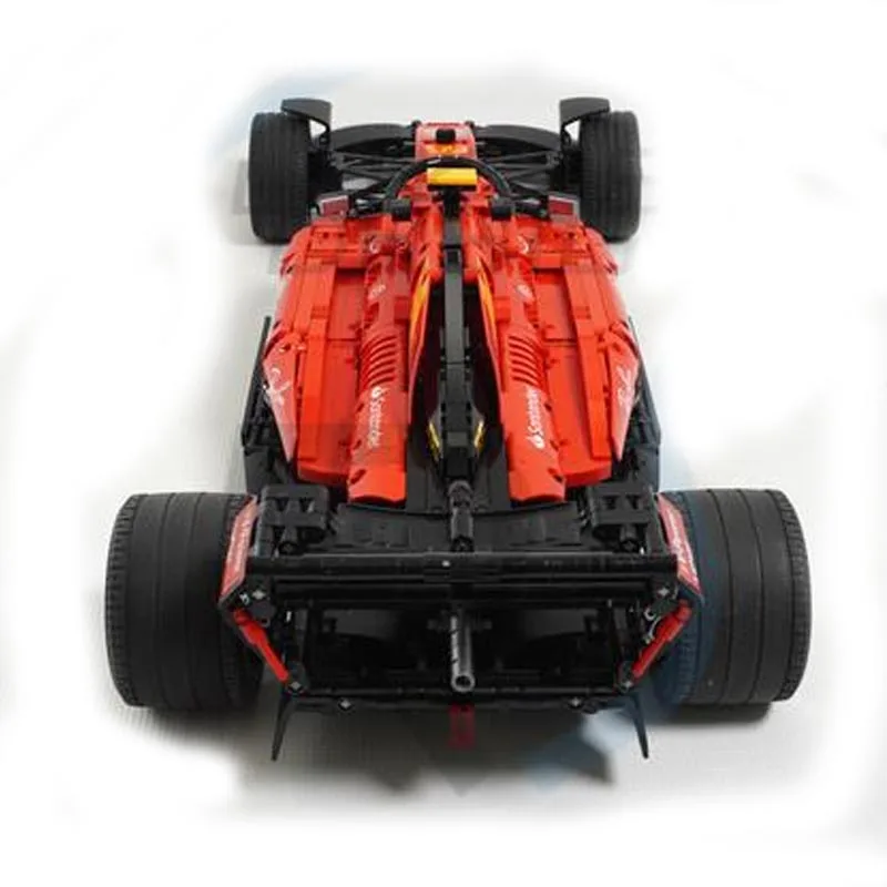 New MOC-157480 SuperSF-23 Italian GP Livery 1:8 Scale SuperRace Car Model Buiding Creators Block Bricks Toys Birthday Gifts