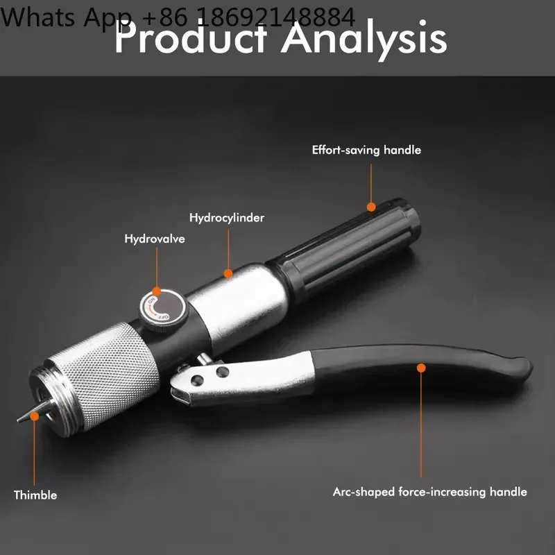 Hydraulic Tube Expander 10-42mm Lever Type for Refrigeration Copper Tubes Manual Tube Expanding Tool