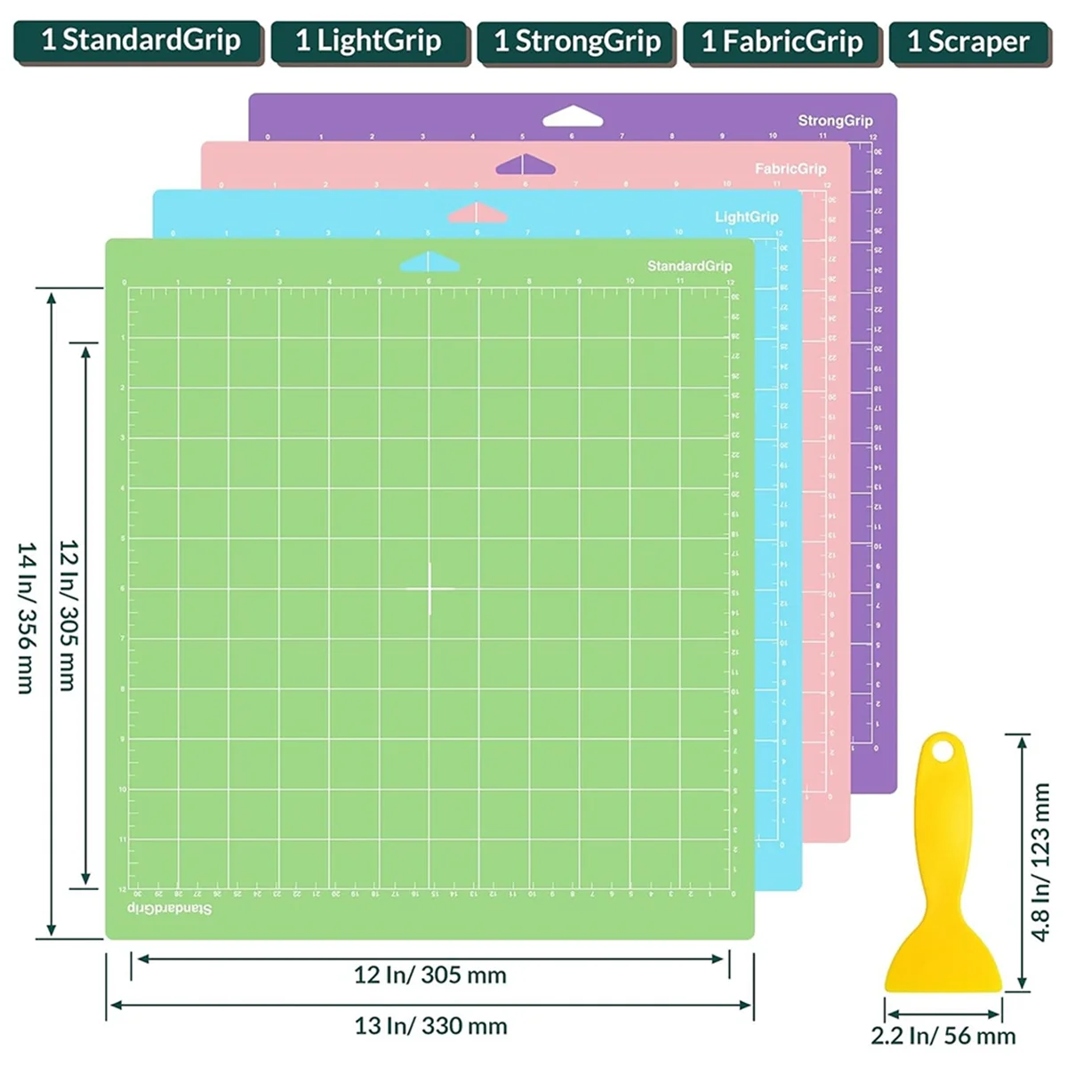 حزمة L33A_4 سجادات قطع مقاس 12 × 12 بوصة لاستكشاف الهواء 2/الهواء/واحد/صانع، سجادات قطع بديلة لاصقة #3