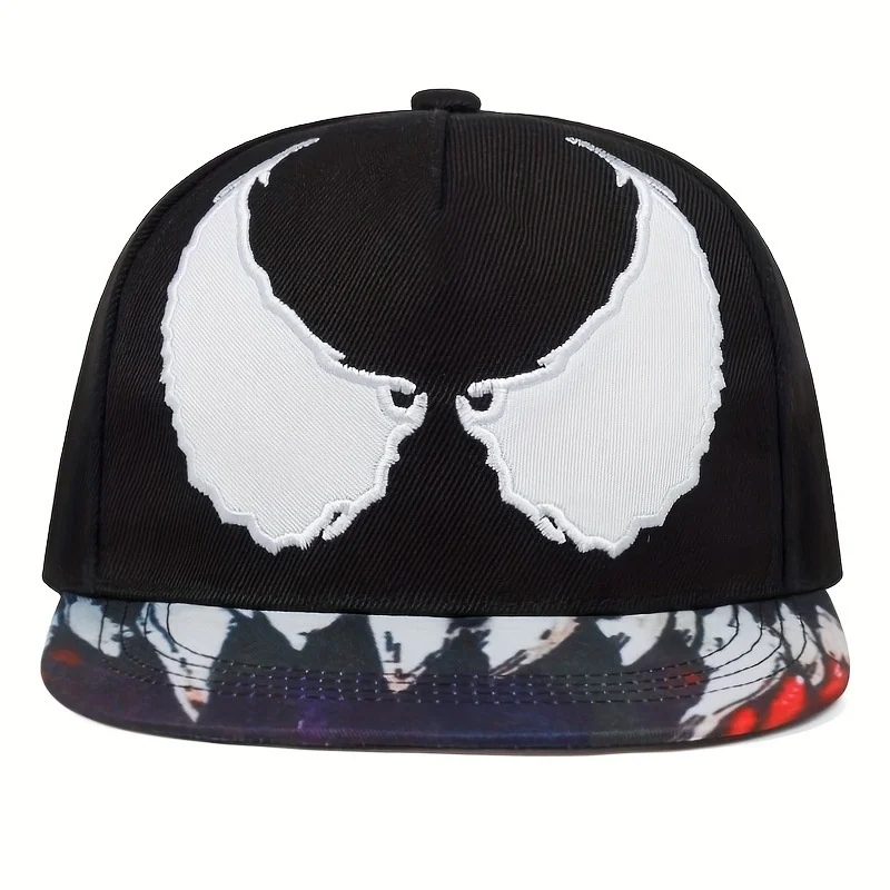 Chapeaux Hip-hop brodés d'expression fantôme unisexe, casquette de Baseball décontractée réglable pour l'extérieur, chapeau de soleil, printemps