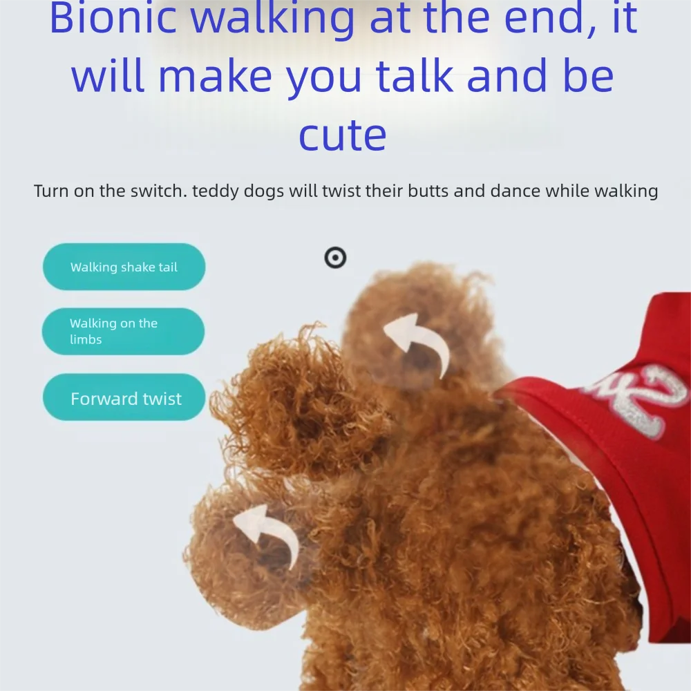 

New Robot Puppy Walking Barking Simulated Puppy Interactive Tail Wagging Puppy Toy Chilren