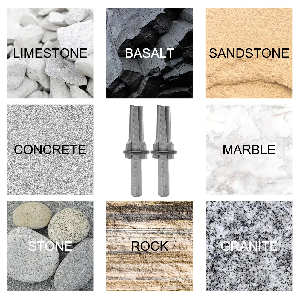 

10 * разветвитель камня, как показано на рисунке, клинья, ручные металлические прокладки с перьями, инструмент 105 мм, 10 шт., 5/8 дюймов, высокое качество