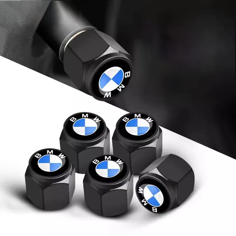 5pcs Car Wheel Tire Valve Caps Tyre Rim Stem Covers Airdust For Bmw Performance M E46 E90 F20 E39 E91 E87 E60 E93 F10 X3 E83 E61