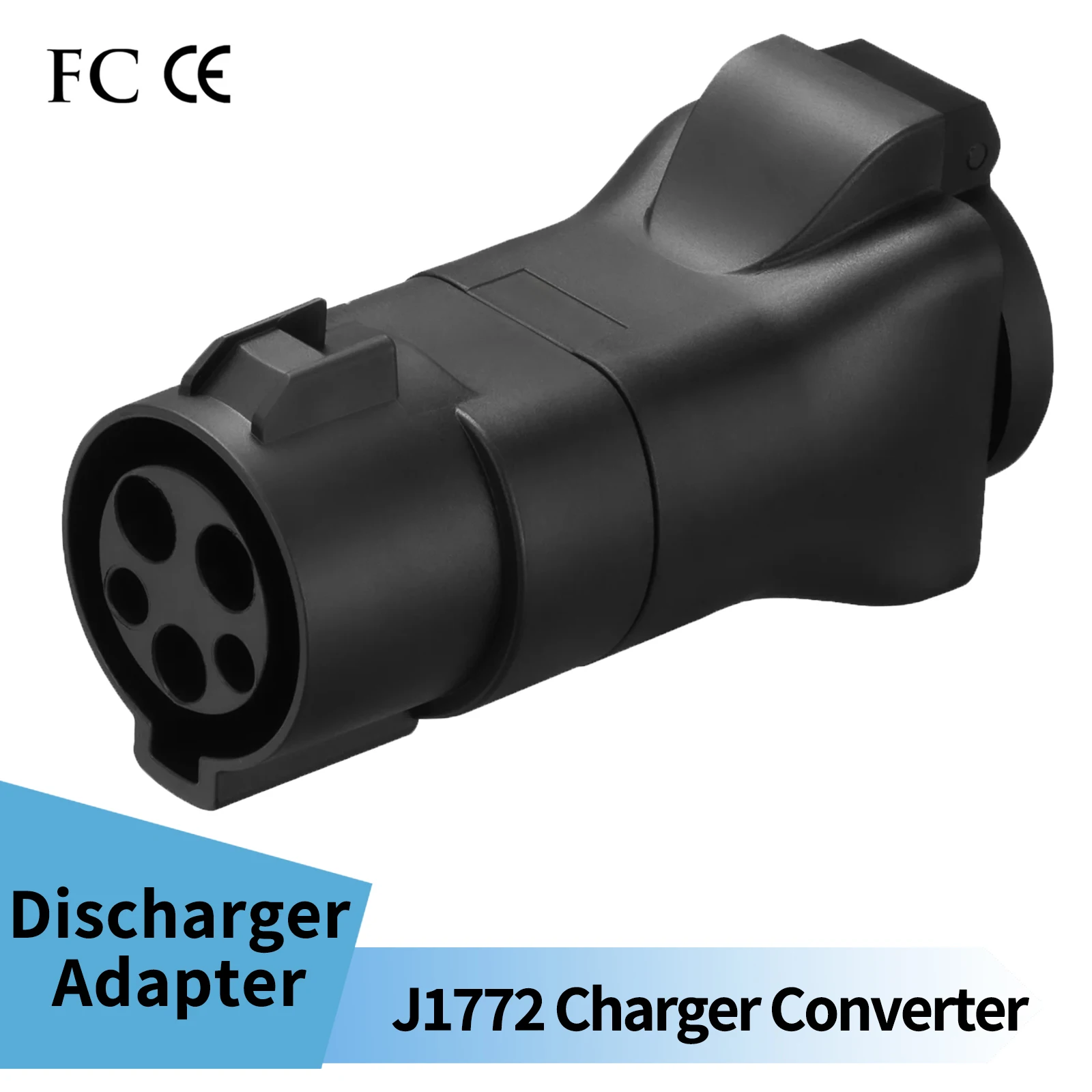 EVSE J1772 To AC Universal Socket Adapter  Car Charger Connector Adaptor For 220V Electric Motorcycle Scooter RV Patrol Car