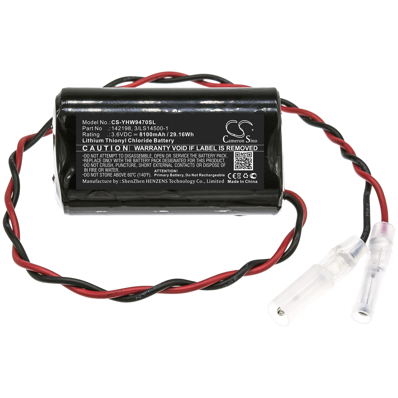CS Replacement Battery for Yaskawa Motoman Manipulator battery T,Motoman Manipulator Battery R,Mo PN:142198 8100mAh / 29.16Wh