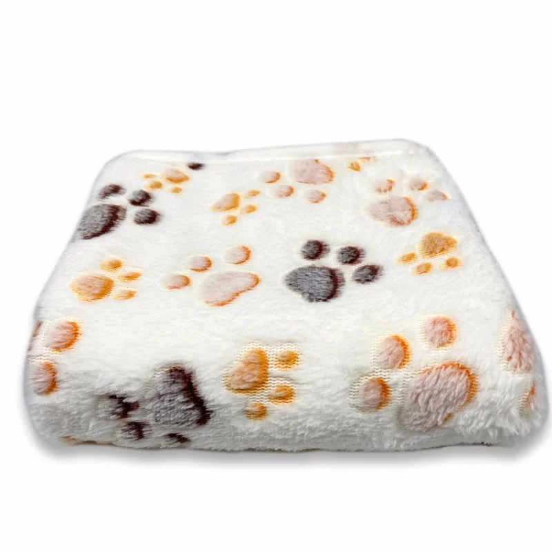 Flannel Thickened Pet Soft Fleece Pad Pet Blanket Bed Mat for Puppy Dog Cat Sofa Cushion Home Rug Keep Warm Sleeping Carpet