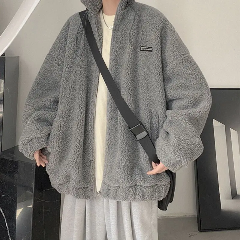 

​2025 New Winter Trendy Men's Hoodie with Plus Fleece Instagram Style Versatile Coat​