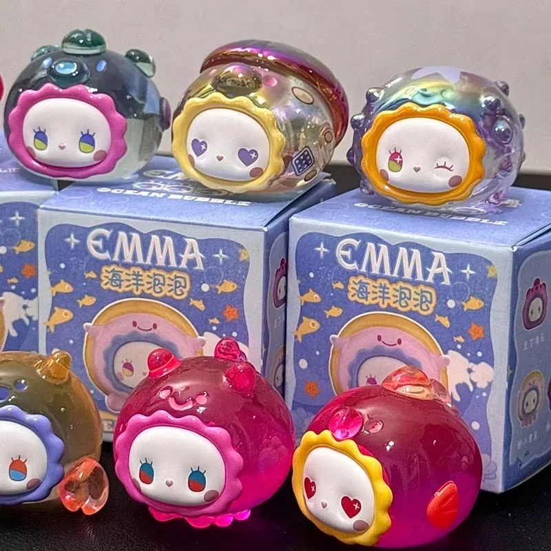 سلسلة إيما سيكريت فورست، فقاعات المحيط، حبيبات لطيفة، هدية لطيفة، زينة حيوانات عصرية، هدايا سطح المكتب للحبوب اللطيفة