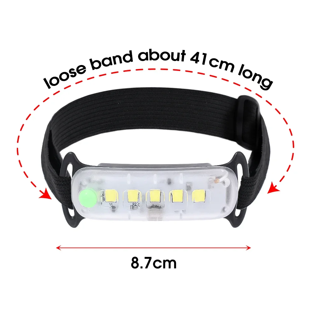 Portable LED Headlamps COB Head Lamp Flashlight USB Rechargeable Head Torch With 3 Modes Waterproof Outdoor Camping Headlights