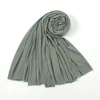 105872-ed369b.jpg Hot Muslim Fashion Woman Soft Hijabs Scarf Shawl Plain Cotton Jersey Scarves Turban Women Long Shawls Head Wrap Headband Abaya