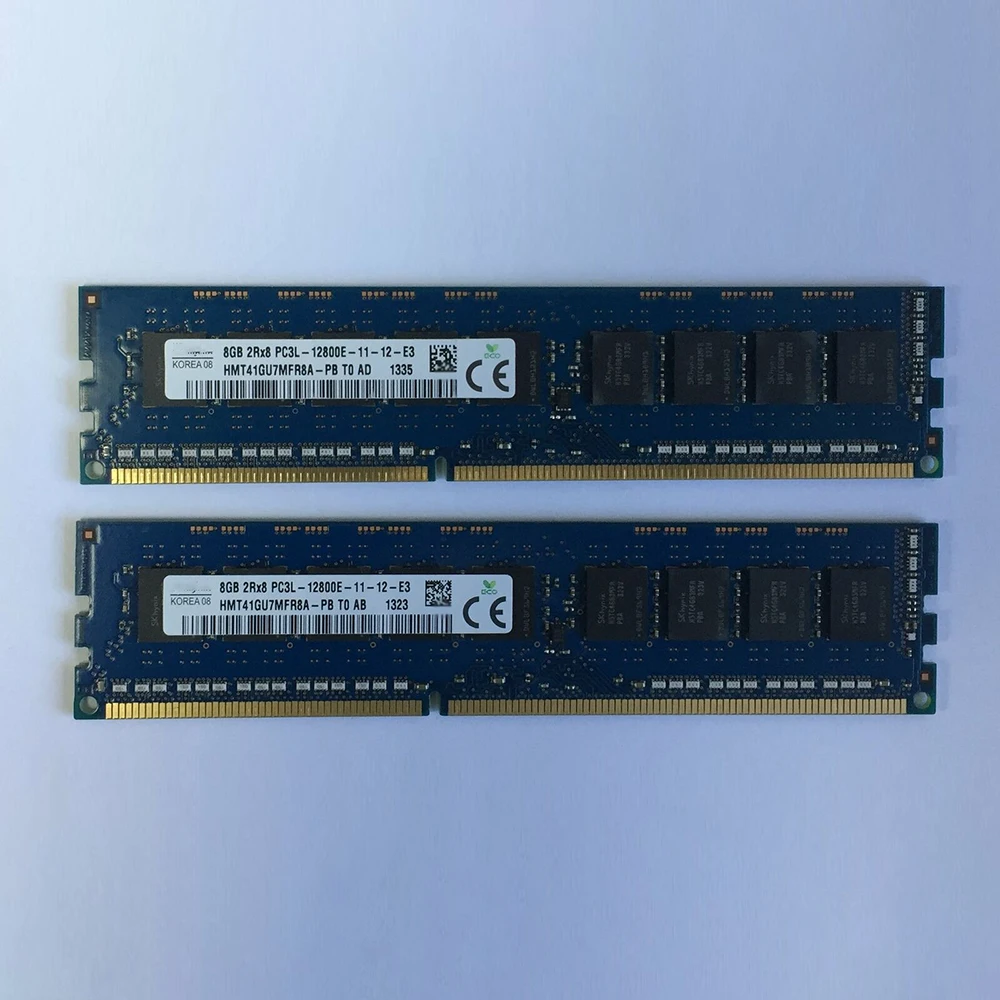 1 قطعة 8 جرام DDR3 1600 ميجا هرتز ECC UDIMM لديل R210 R220 R310 R320 خادم ذاكرة الوصول العشوائي