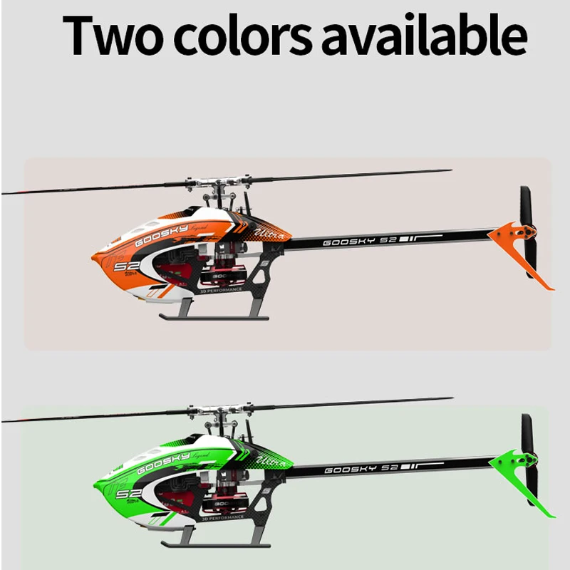 Goosky S2 Ultra Model Vliegtuig 3d Afstandsbediening Stunt Helikopter Dual Borstelloze Direct Drive Baf080001 Bnf/Rtf Speelgoed Cadeau