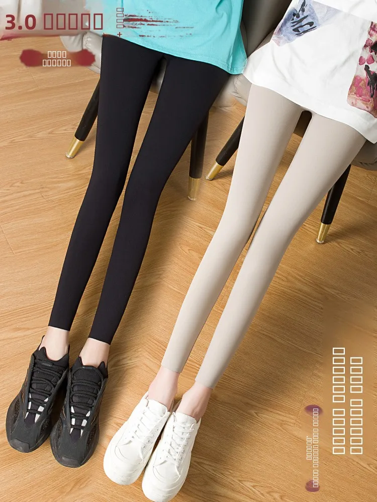 

Женские леггинсы с высокой талией для похудения, утепленные флисом, тонкие, осенне-зимние, с эффектом утяжки живота и подтяжки ягодиц