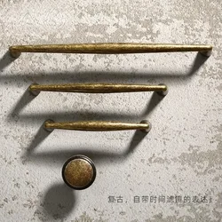 American Vintage Furniture Handles Antique Silver and Bronze Zinc Alloy Handles for Wardrobe and Drawer Bookcase Dresser