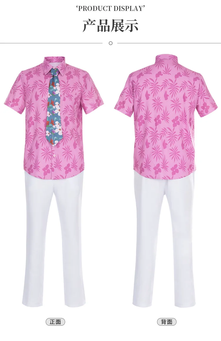 

Fox 2 Nick Wilde Cosplay Costume Shirt Tie Pant Uniform Halloween Carnival Role Play Party Suit