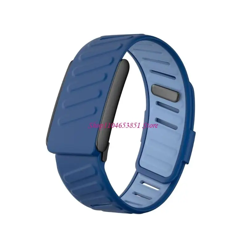 Textured Replacement Band for 5.0 Wearable Device with Metal Parts 
