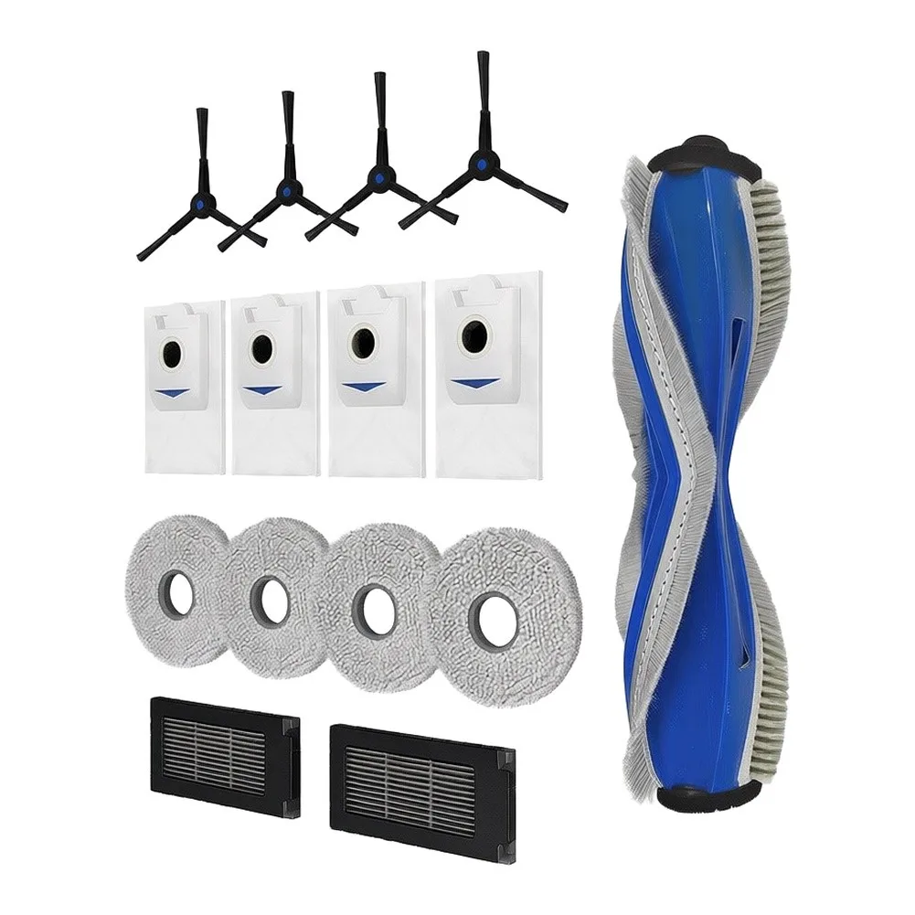 For Bosch Spotless for Max BCRDW3B BCRDW3BAB BCRDW3BX Compatible Roller Brush Side Brush Filter Dust Bag Mop Cloth