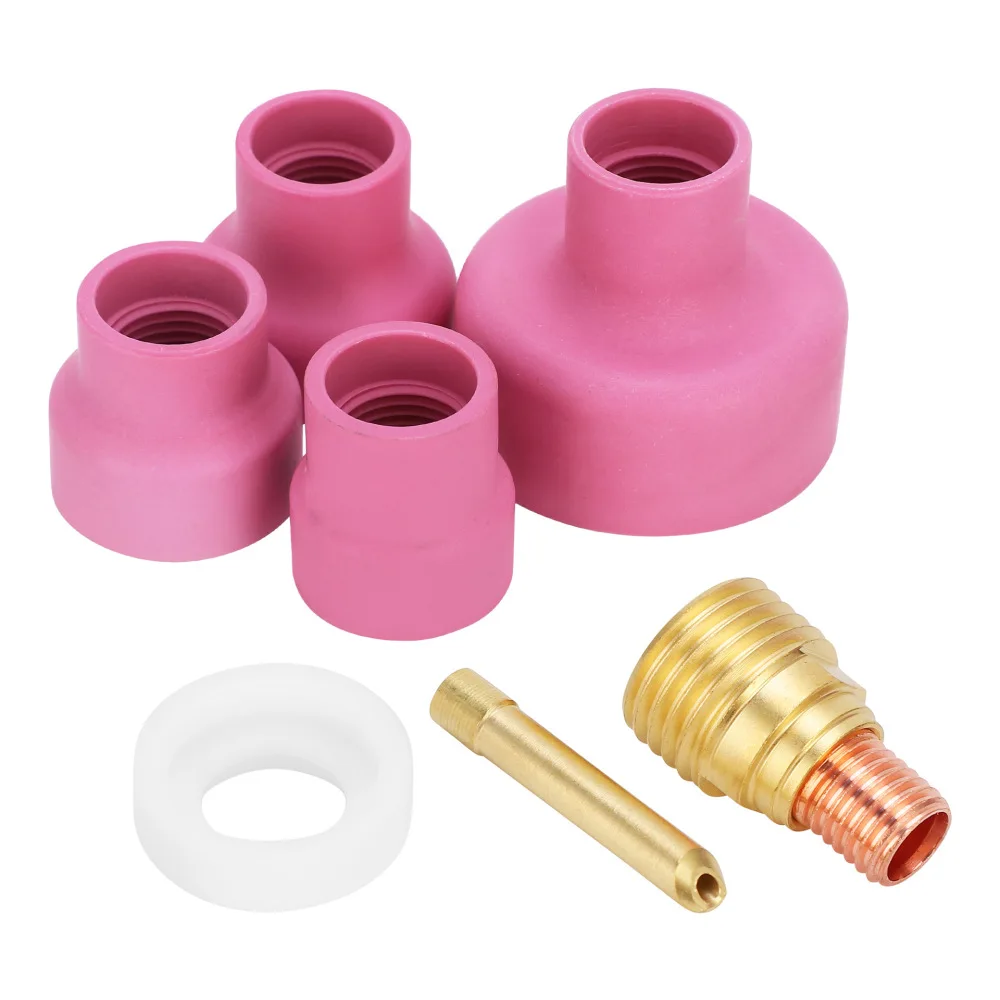 Durable Ceramic TIG Welding Cup Set For WP9 17 18 26 Torch Gas Shield Nozzle Consumables 12 14 16 24 Precision Repair Tools