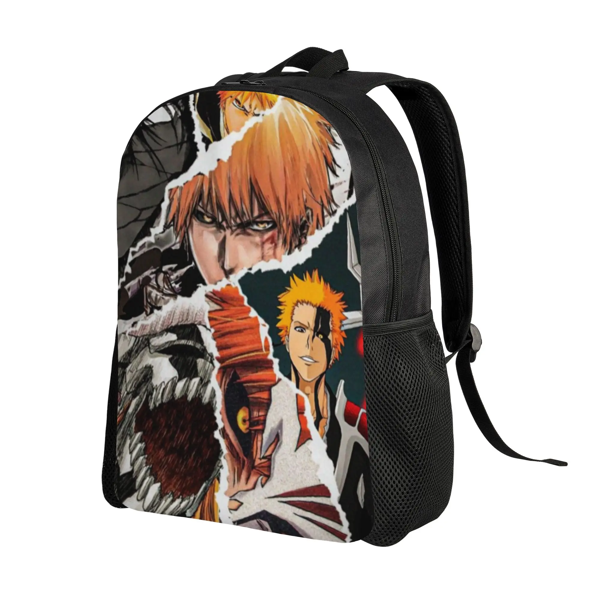 Back to school season Ichigo Kurosaki (1) Knapsack Bleach Students Super Quality Backpack