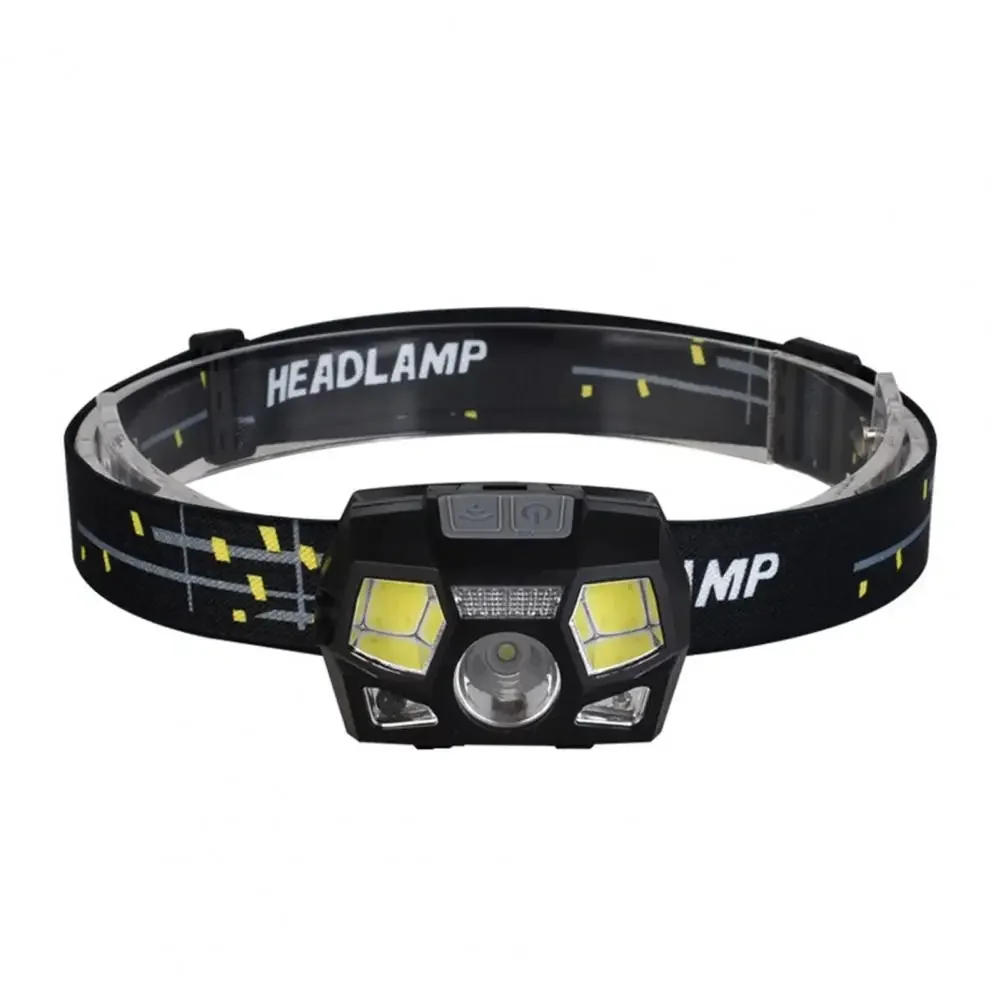 

Anti-glare Headlamp High Lumens Rechargeable Outdoor Headlamp with Side Light Waterproof Sensor Camping Gear Super for Hiking