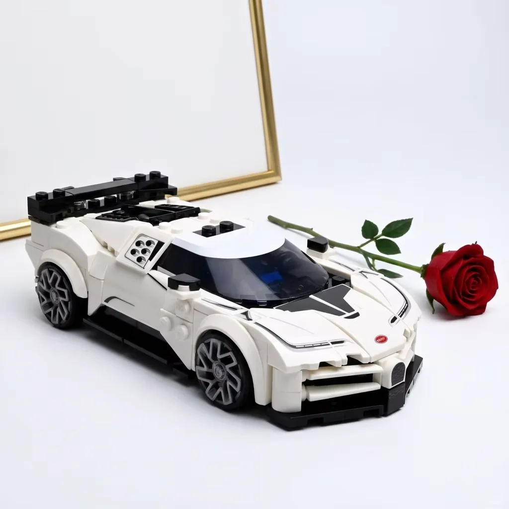 2026 DIY 슈퍼카 77240 부가티 센토디에치 슈퍼카 블록 장난감 선물, 교육용 장난감, 홈 데코레이션
