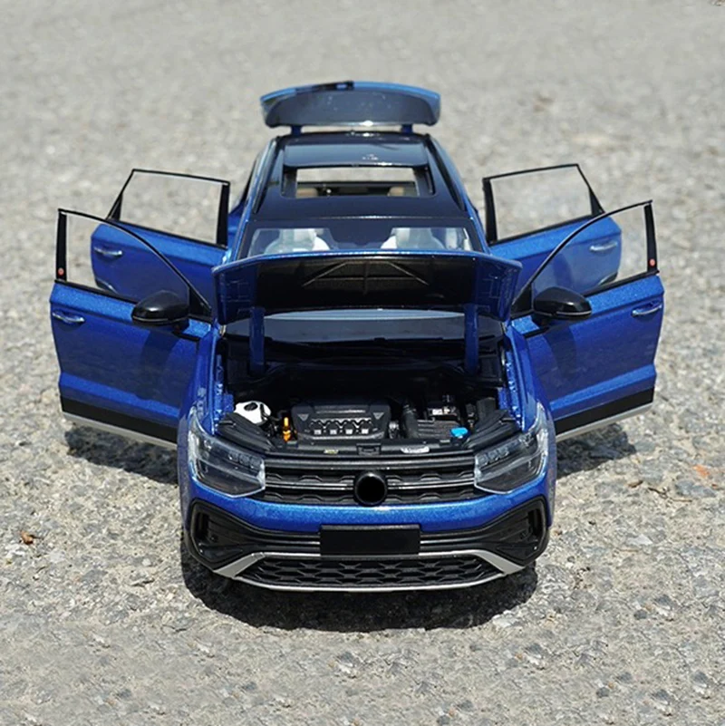 1/18 جديد ثارو 2023 SUV المعادن ديكاست نموذج سيارة الأزرق محاكاة عرض جمع الحلي الصبي اللعب هواية الهدايا