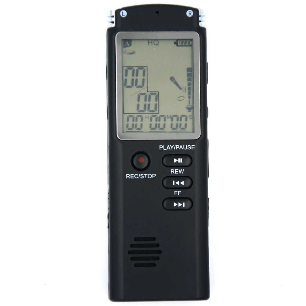 Voice Recorder 8G 16G 32GB USB Professional Dictaphone Digital Audio Recording Interv iew One-button Record With WAV,MP3 Player