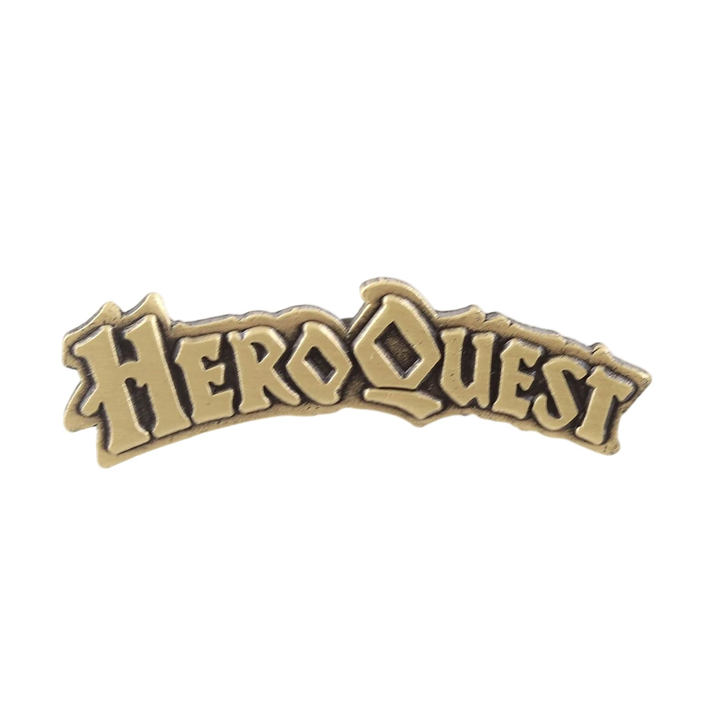 Heroquest Logo Emaille Pin Magic Continent Adventure Game Brosche Fan Player Geschenk Abzeichen Zubehör